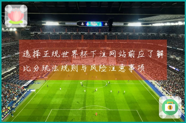 选择正规世界杯下注网站前应了解比分玩法规则与风险注意事项